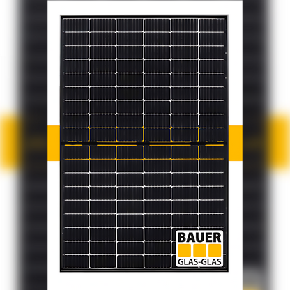 BAUER SOLAR GLAS-GLAS PURE BS-445-108M10HBT-GG - 445 WATT